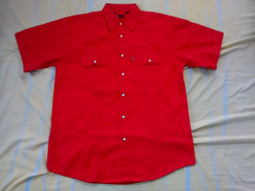 Camisa Marca Levis Color Rojo Talla M