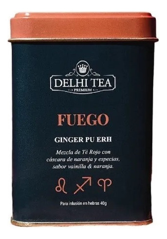 Te Hebras Delhi Tea Premium Lata X 40 G - Fuego