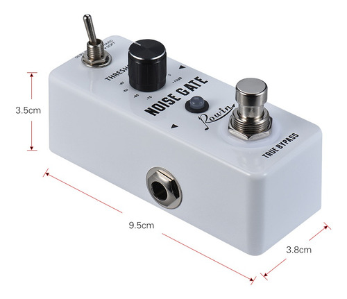 Rowin Noise Gate Reducción De Ruido Pedal De Efectos De