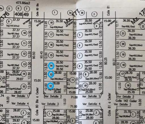 Imagen 5 de 9 de Terreno En Venta En Los Hornos | 80 Bis E/141y142 (lote 14)