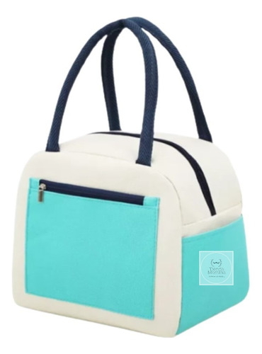 Bolso Vianda Lunchera Térmica Impermeable Bicolor Premium