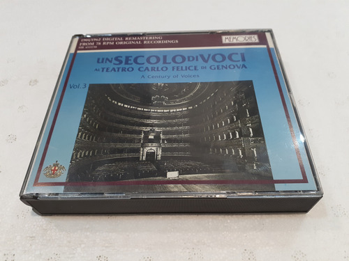Un Secolo Di Voce Al Teatro Carlo Felice 3 - 2cd 1993 Italia