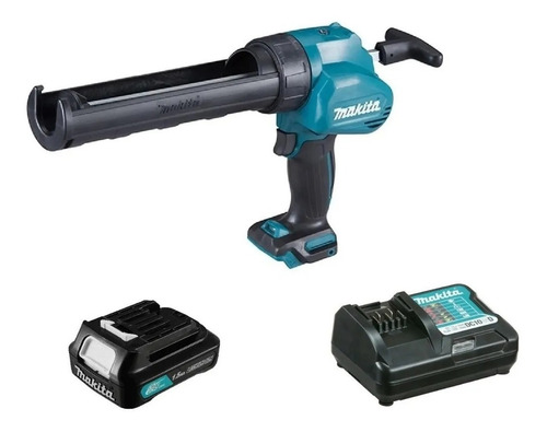 Imagem 1 de 4 de Aplicador De Silicone Pu 12v Com Bateria E Carregador Makita