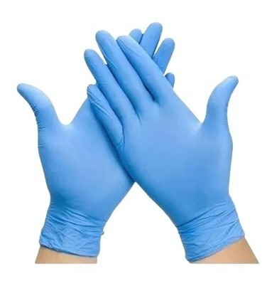 Guantes Examen Nitrilo Talla L (caja X 100 Unidades) 