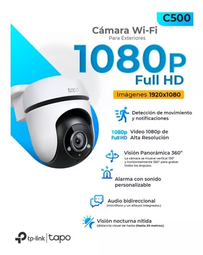 Camara Vigilancia Wifi Tp-Link Tapo C500 Exterior Full Hd Color Blanco