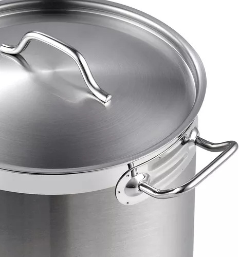 Olla De Acero Inoxidable Cooks Standard, 10 Litros, Con Tapa