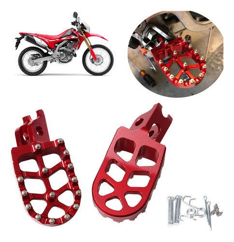 Reposapiés Motocross Para Honda Crf250l Crf450r Crf1000l