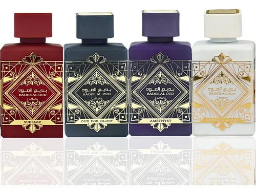 Perfume Gift Set Lattafa Bade'e Al Oud Unisex 100ml X 4