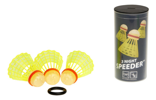 Speedminton Night 3pk Speeder Tube Birdies Para Juegos Al Ai