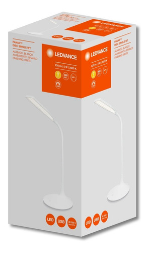 Imagen 2 de 5 de Velador Led Escritorio Autonoma 5w Dimerizable Usb Ledvance