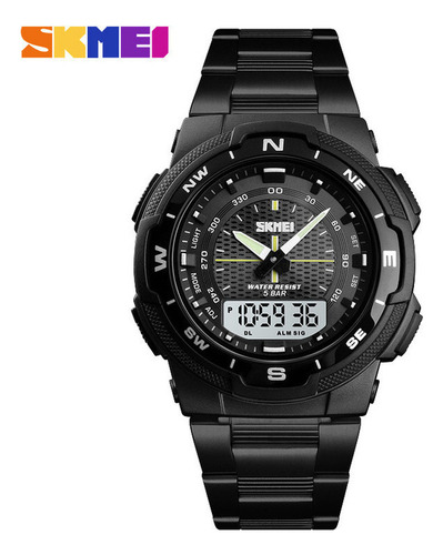 Reloj Cronógrafo Luminoso De Moda Skmei 1370
