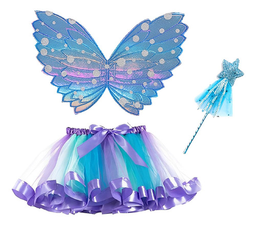 2 Conjunto De Disfraz De Hada Para Niñas, De Hadas Y