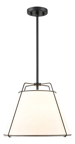 Light Society Ls-c554-blk Lise Candelabro, Negro/blanco