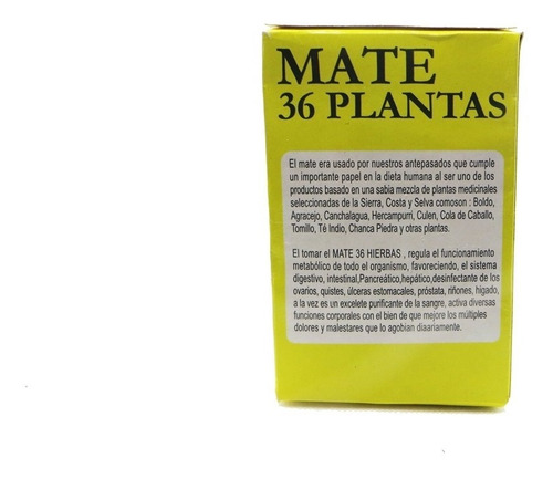 Imagen 2 de 2 de Pack De 2 Infusiones Mate 36 Plantas