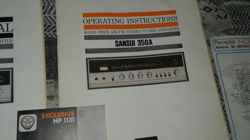 Imagen 4 de 7 de Manuales De Uso Sintoamplificador Sansui Akai Winco 7 Mares
