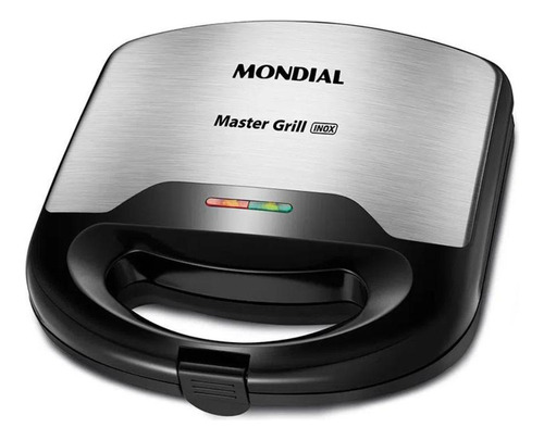 Sanduicheira Master Grill S-20 Inox 750w- Grelha E Sanduíche