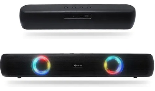 Caixa De Som Bluetooth Soundba Led Pc P2 Sd Smart Tv Usb Cor Preto 127v