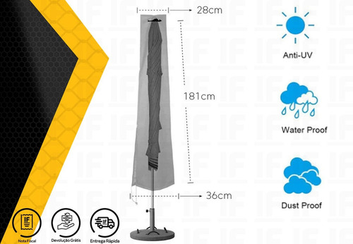Capa Para Ombrellone Guarda Sol Proteção