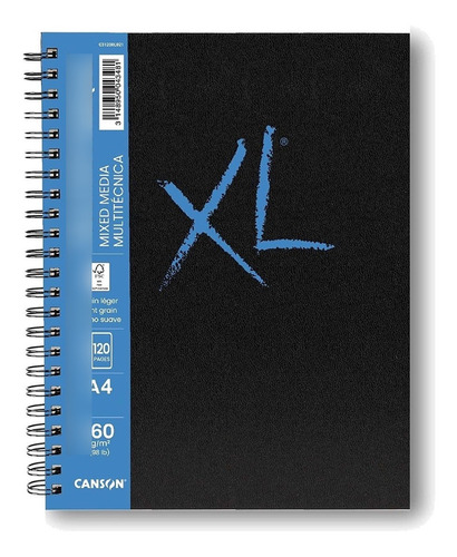 Canson Cuaderno Book Mix Media A4 160g 120h Anillado