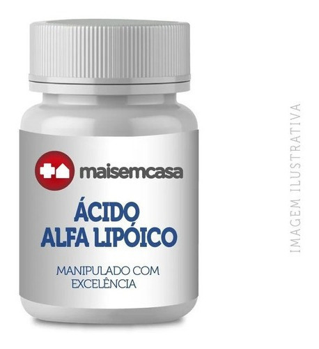 Ácido Alfa Lipóico 600mg 90 Cáps Manipulado Sabor Nota Fiscal