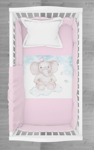 Chichoneras Completa Reversible Con Acolchado Y Sabana
