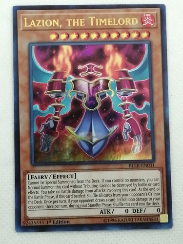 Ultra Yugioh Lazion The Time Lord (Usado)