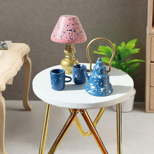 Lámpara En Miniatura Para Casa De Muñecas A Escala 1/12 Y