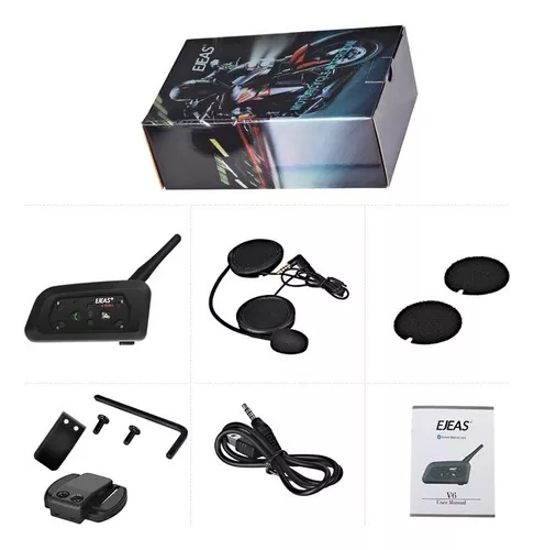 Ejeas V6 Pro Intercomunicador Bluetooth para Motocicletas, Gama