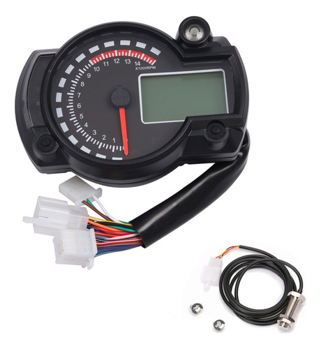 Velocímetro Odómetro Con Pantalla Lcd Moto Universal