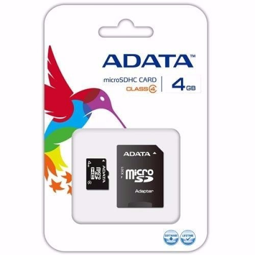 Memoria Micro Sd Hc Card 4gb Adata Clase 4 Celular Jxr