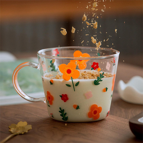 Taza De Café De Vidrio, Tazas De Bebidas De 15 Para Yogur,