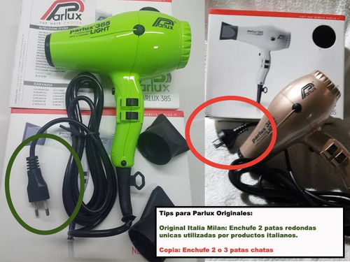 Nuevos Parlux 385 Power Light Italiano (originales No Copia)