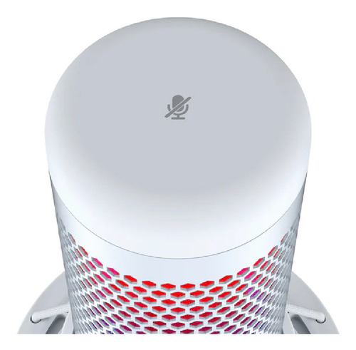 Imagen 5 de 6 de Micrófono Profesional Gamer Hyperx Quadcast S Rgb, Blanco