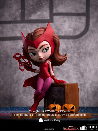 Wanda E Visão Wandavision Minico - Iron Studios