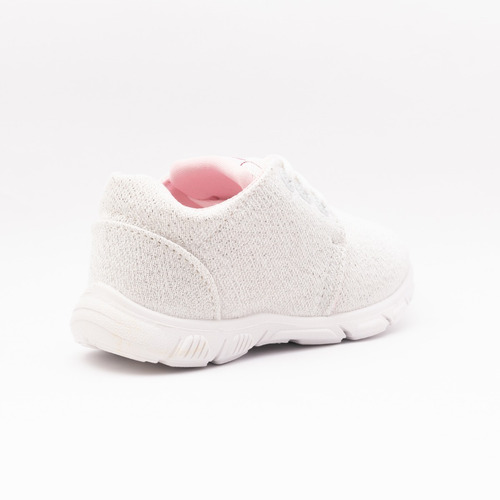 Imagen 2 de 5 de Zapatilla Toy Niña Blanca Glitter (20 Al 26) Art H28bg