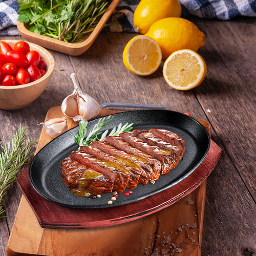 . Plato Caliente For Freír Carne Con Bandeja De 8 Pulgadas