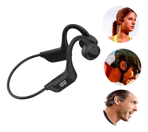 Auriculares De Induccion Osea Impermeables Con Microfono 