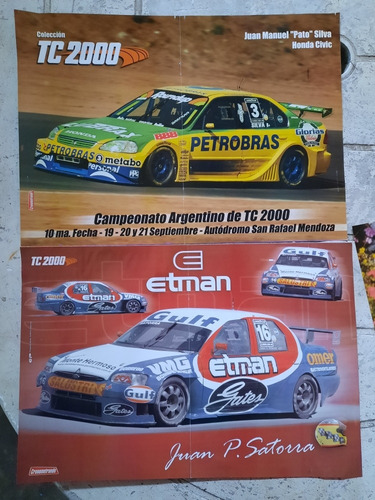 Lote 7 Posters Tc 2000 Ford Chevrolet Escort Astra