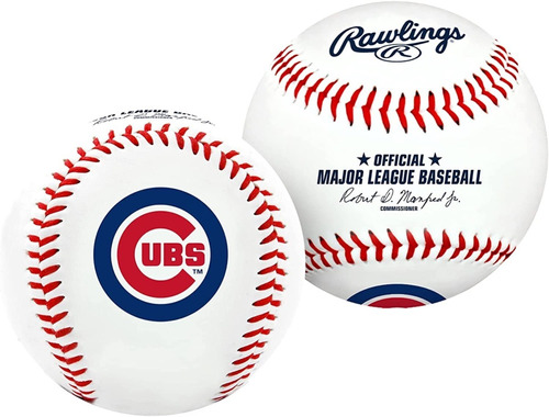 Pelota De Baseball Con Logos De Equipo Chicago Cubs