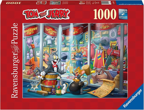 Rompecabezas Puzzle Ravensburger Tom Y Jerry 1000 Piezas