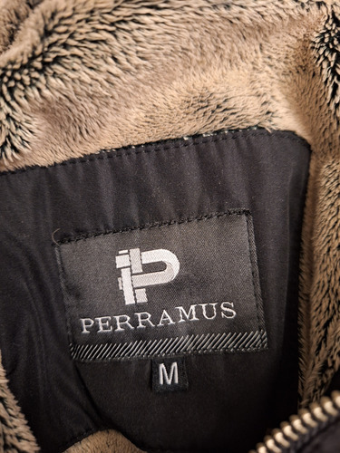 Campera Piloto Con Piel Sintetica (Usado)