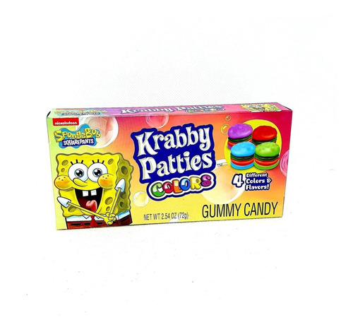 Gomitas Krabby Patties Colors 72 Gr Bob Esponja