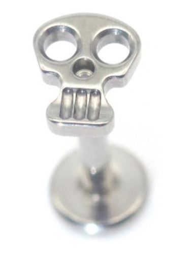 Aro Piercing De Titanio Mini Calavera