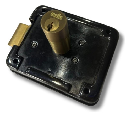 Electrocerradura Reforzada 12v Tipo Viro Para Puertas Rejas Portones Uso Manual Con Llave