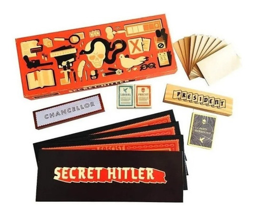 Juego Secreto De Cartas Hitler, Juego De Mesa De Fiesta