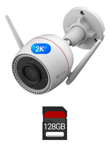 Cámara Seguridad Ezviz H3c 2k+ 4mp Inteligente + Memoria 128