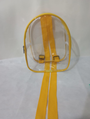 50 Mochila De Plástico Transparente Lembrancinha