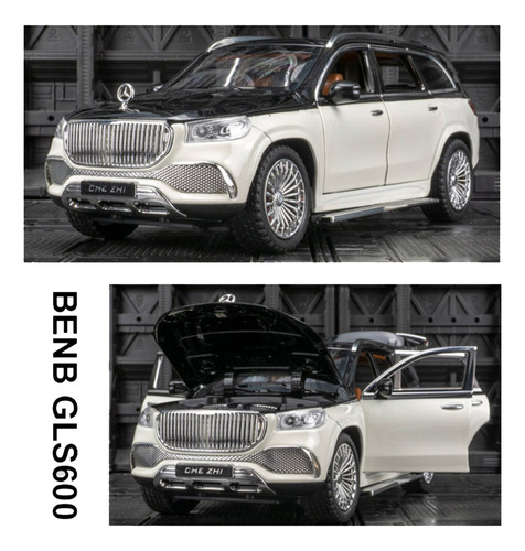 E 2022 Mercedes Benz Maybach Gls600 Miniatura Metal Coche E