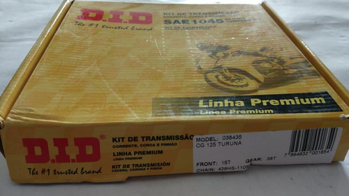 Kit Trans Did Br Honda Cg125 Turuna/zanella Rx 150 38-15