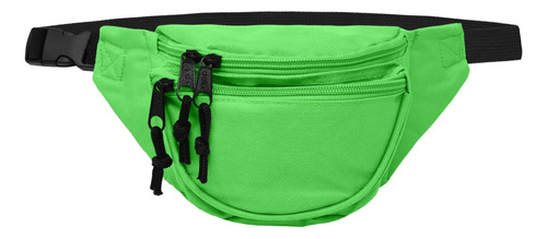 Riñonera Dalix Unisex Deportivo C/3 Bolsillos - Verde Lima